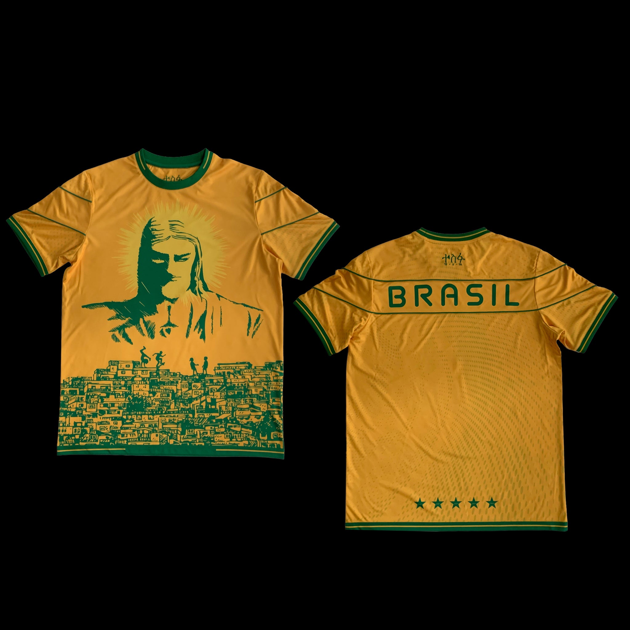 "THE REDEEMER" - Yellow & Green