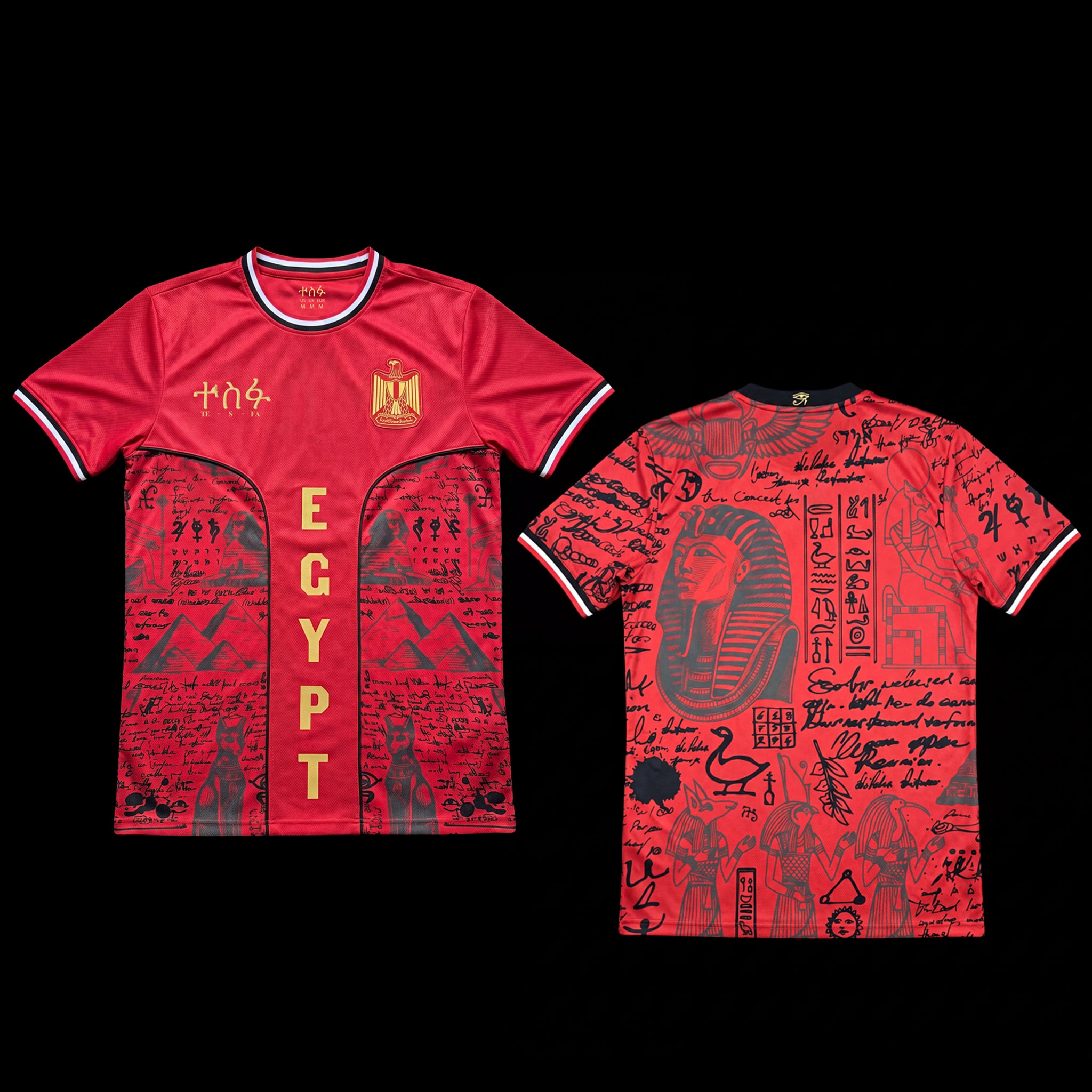 "EGYPT" - Red & Gold